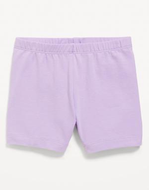 Old Navy Jersey-Knit Biker Shorts for Toddler Girls purple