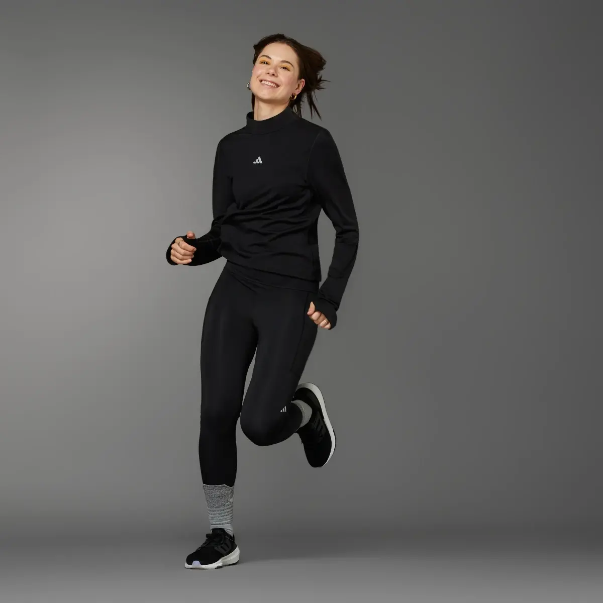 Adidas Ultimate Running Conquer the Elements Merino Long Sleeve Long-sleeve Top. 3
