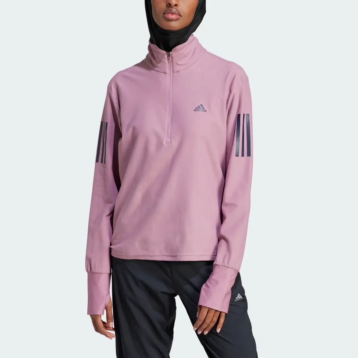 Adidas Felpa da running Own the Run 1/2 Zip. 1