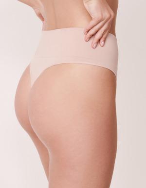 Seamless High Waist Thong Panty