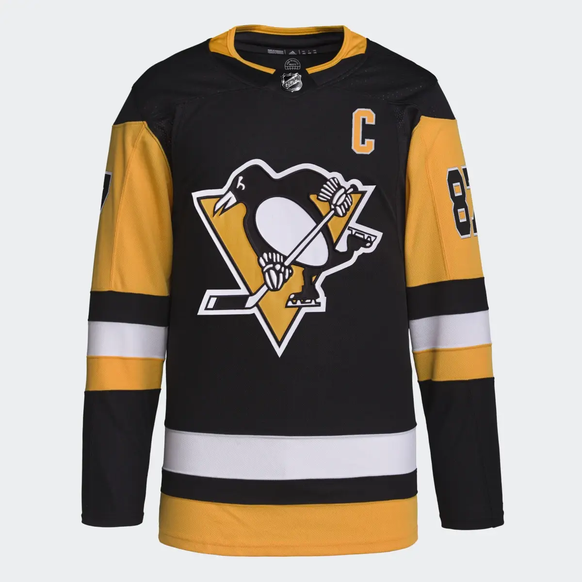 Adidas Penguins Crosby Home Authentic Jersey. 1