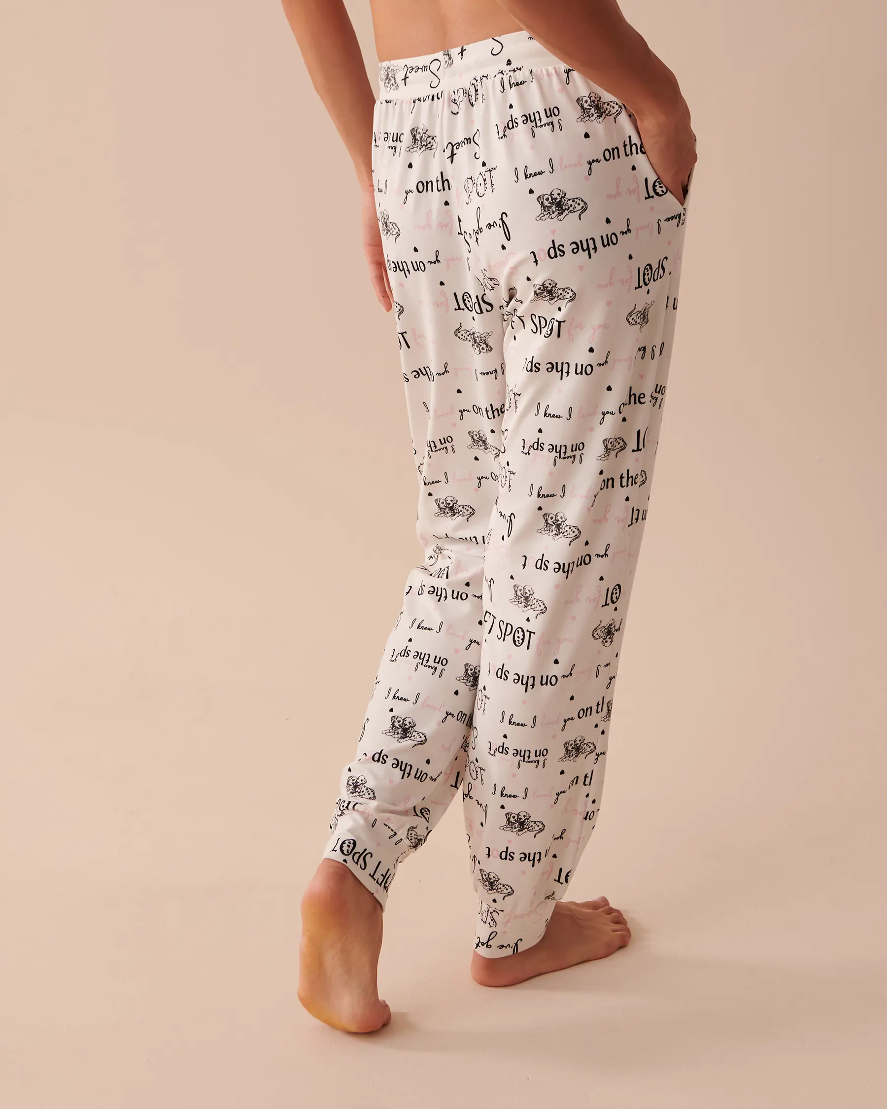 La Vie en Rose Dalmatians Super Soft Pajama Pants. 2