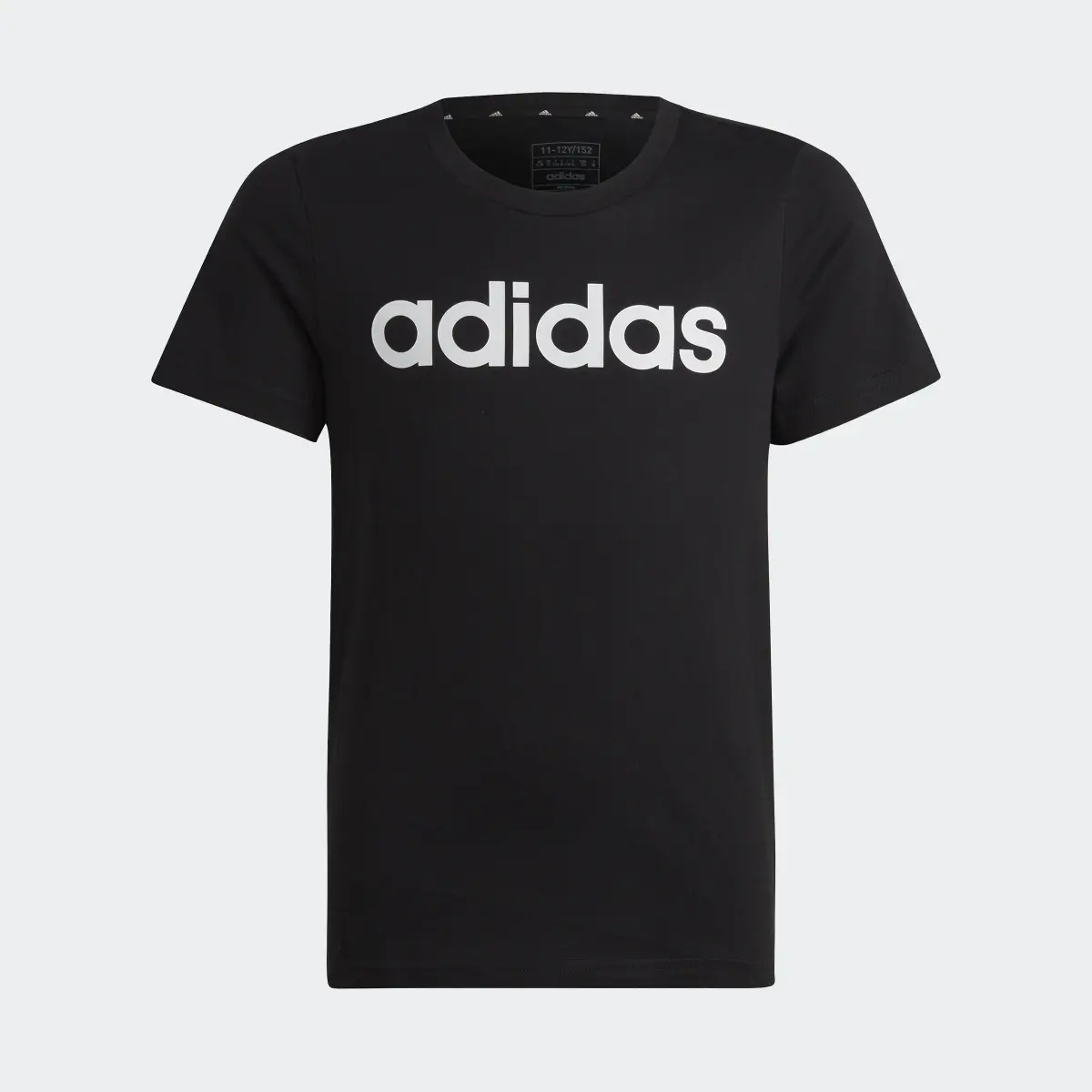 Adidas Essentials Linear Logo Cotton Slim Fit Tee. 1