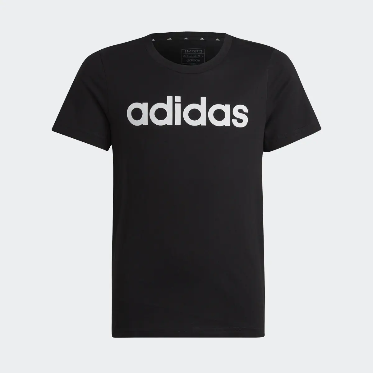 Adidas T-shirt slim en coton Essentials Linear Logo. 1