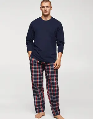 Pyjama-Pack aus gemusterter Baumwolle