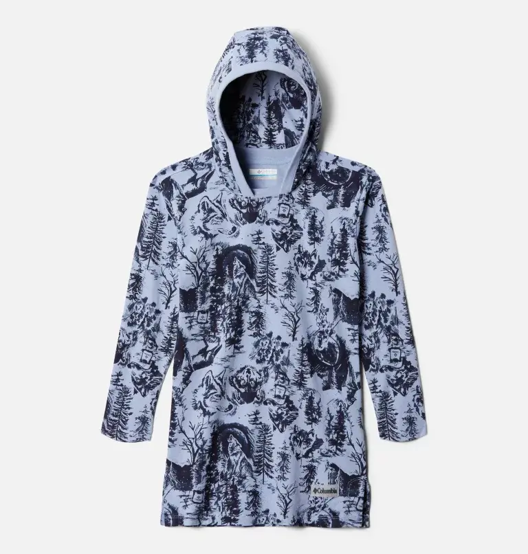 Columbia Girls' Columbia Lodge™ Hooded Printed Tunic. 2