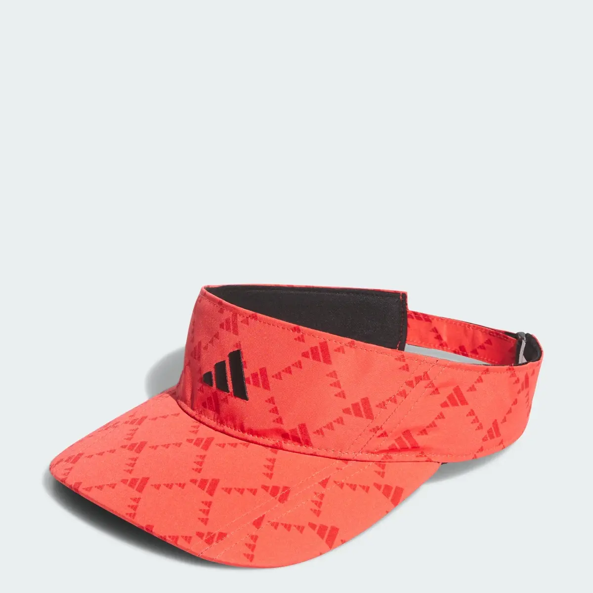 Adidas Monogram Print Fairway Visor. 1