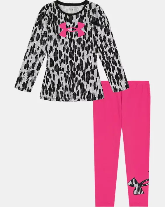 Under Armour Infant Girls' UA Spotted Halftone Tunic Leggings Set