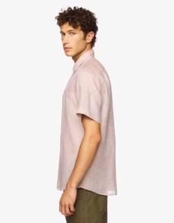 100% linen short sleeve shirt