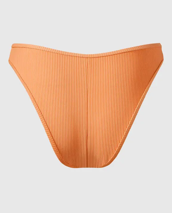 La Senza Swimwear Ribbed Cheeky Bikini Bottom. 1