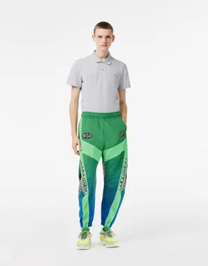 Men’s Lacoste Ombré Checkerboard Print Track Pants