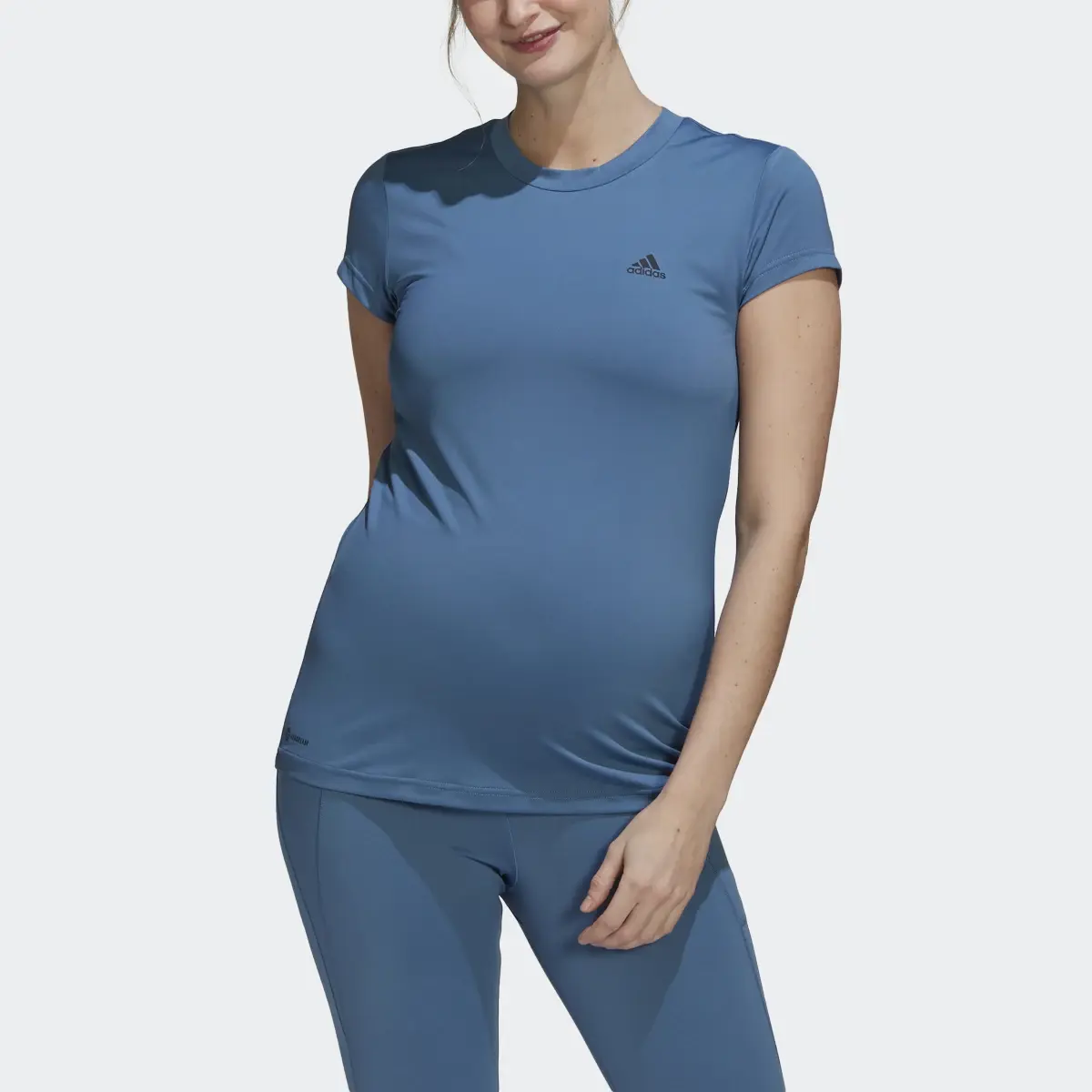 Adidas Playera Deportiva Designed to Move Colorblock (Maternidad). 1