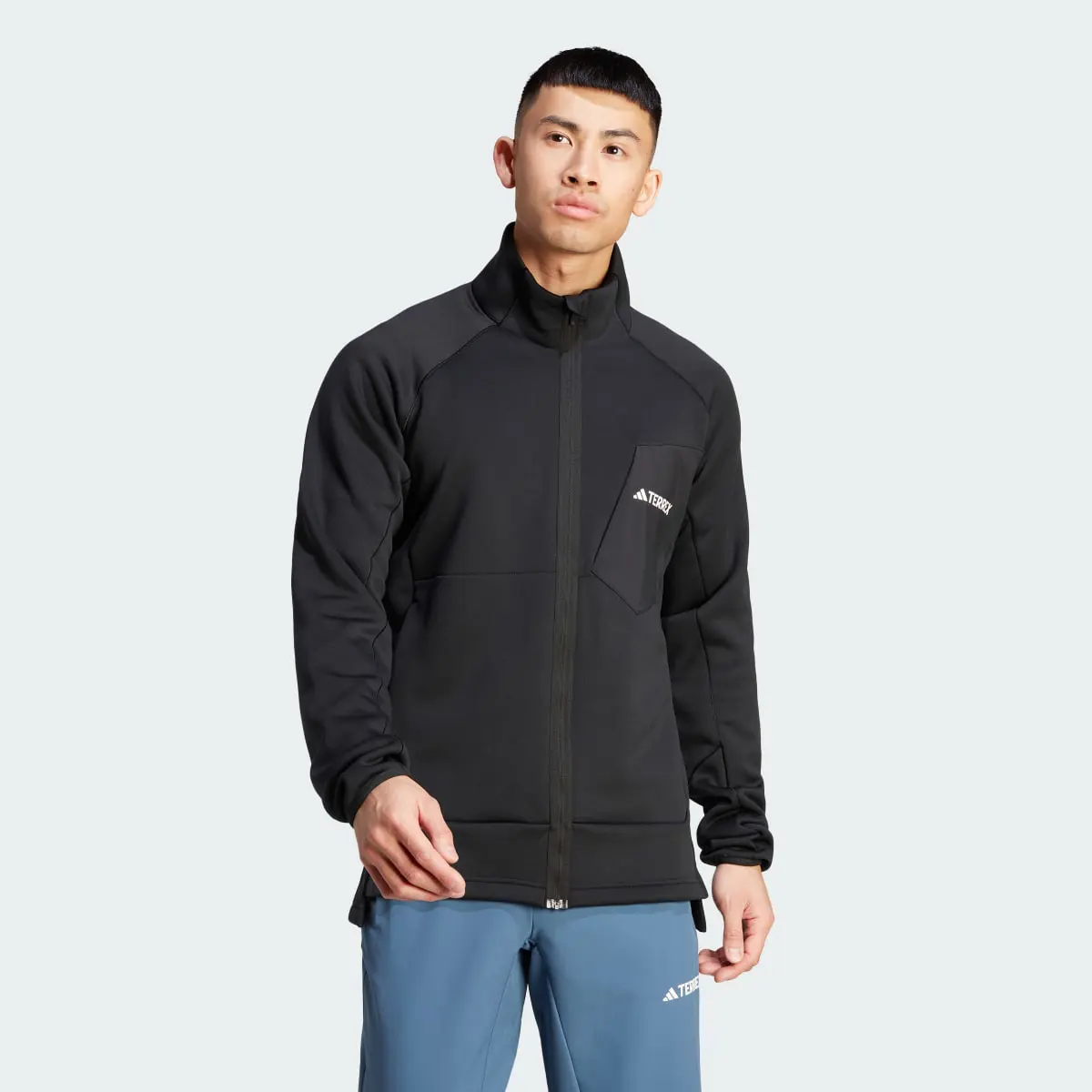 Adidas TERREX XPERIOR MEDIUM FLEECE FULL ZIP JACKET. 2