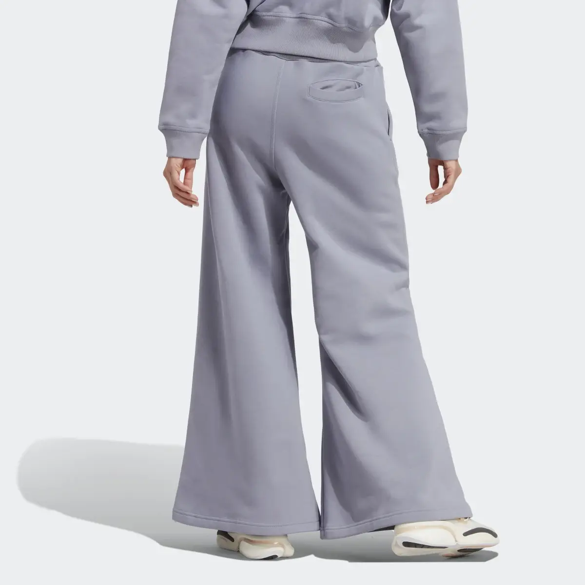 Adidas Lounge Fleece Wide Pants. 2