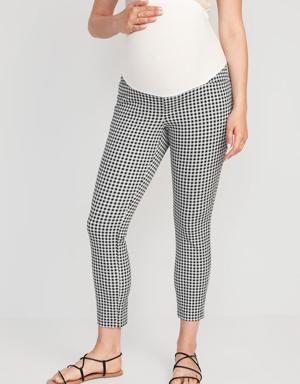 Old Navy Maternity Full Panel Pixie Ankle Pants multi