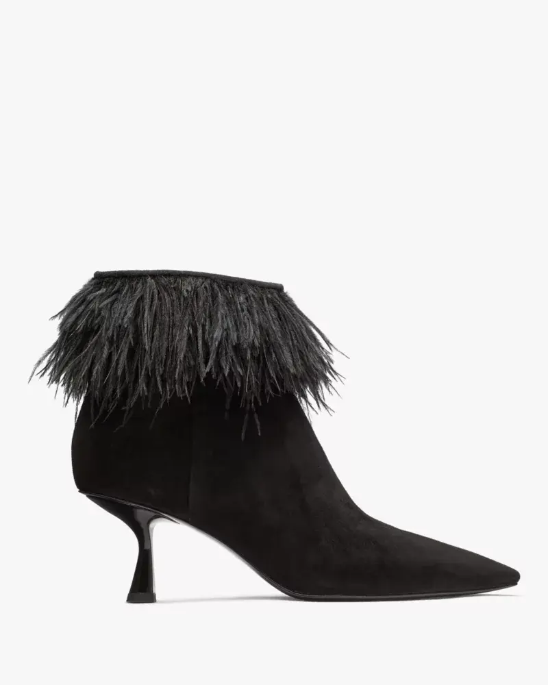 Kate Spade Marabou Booties. 1