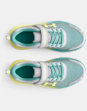 Under Armour Girls' Pre-School UA Assert 10 AC Running Shoes. 3