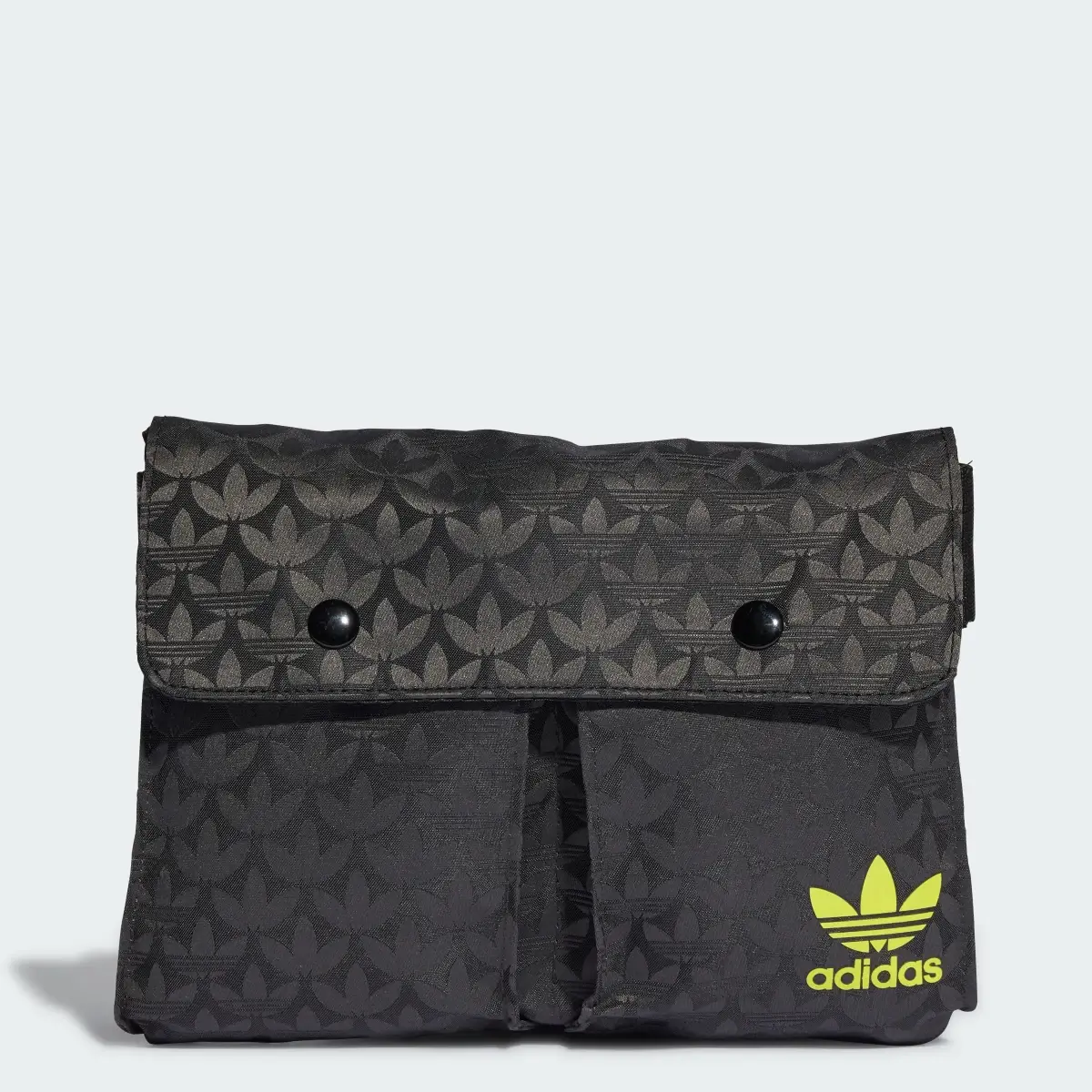 Adidas Trefoil Monogram Jacquard Mini Waist Bag II3415