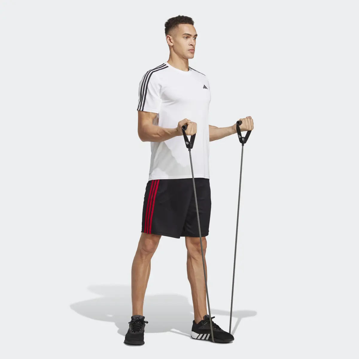 Adidas Train Essentials Piqué 3-Stripes Training Shorts. 3