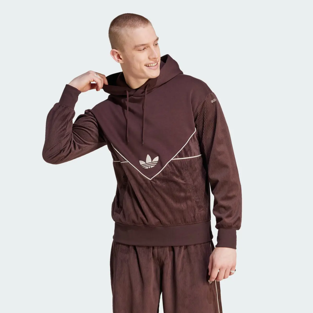 Adidas Adicolor Seasonal Corduroy Hoodie. 2