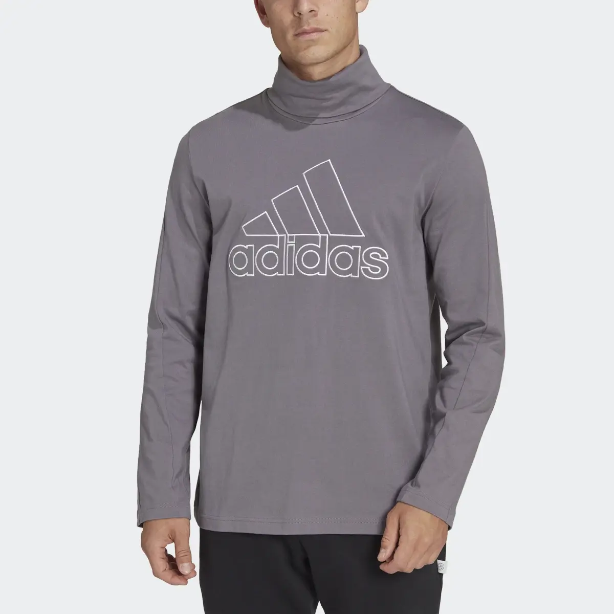 Adidas Future Icons Embroidered Badge of Sport Long-Sleeve Top. 1