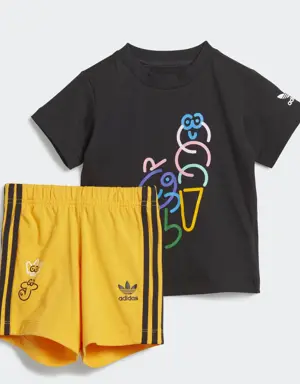 x James Jarvis Shorts and Tee Set