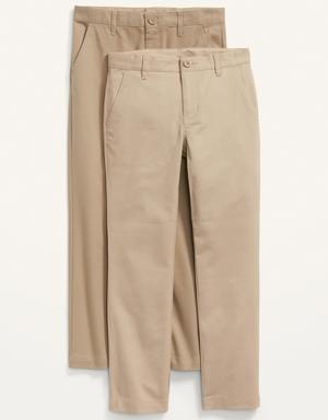 Uniform Built-In Flex Skinny Pants 2-Pack For Boys beige
