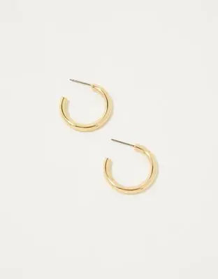 American Eagle Gold Hoop Earrings. 1