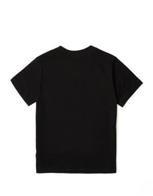 Siyah Ayıcık Baskılı Erkek Çocuk T-shirt