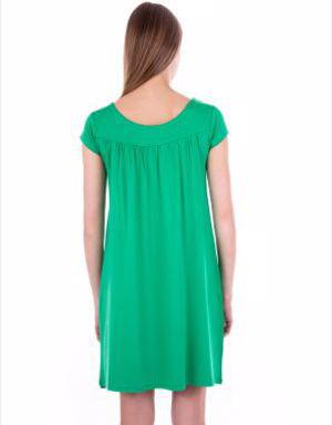 59333 Nil Yeşili Penye Elbise