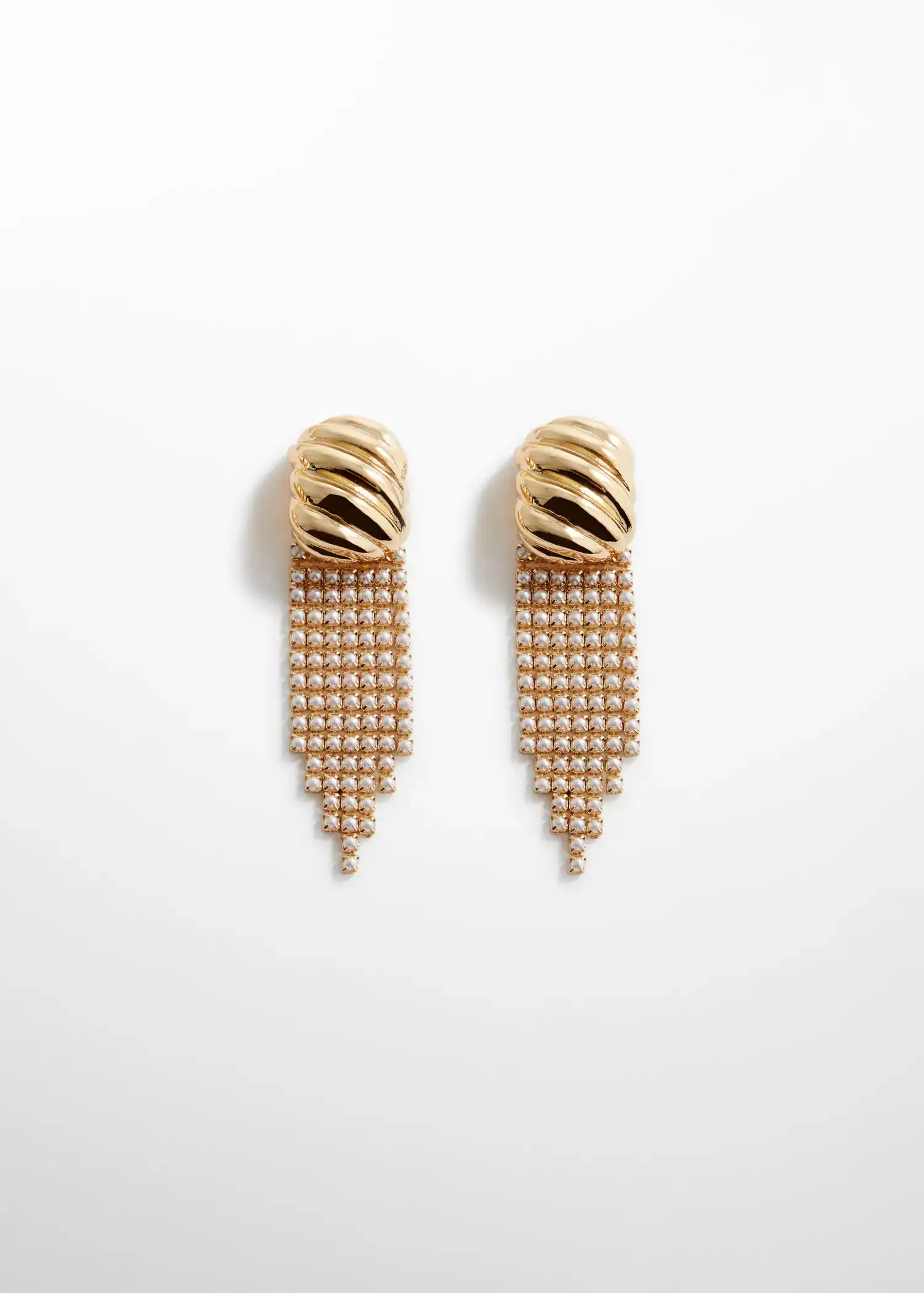 Mango Pearl cascade earrings. 1