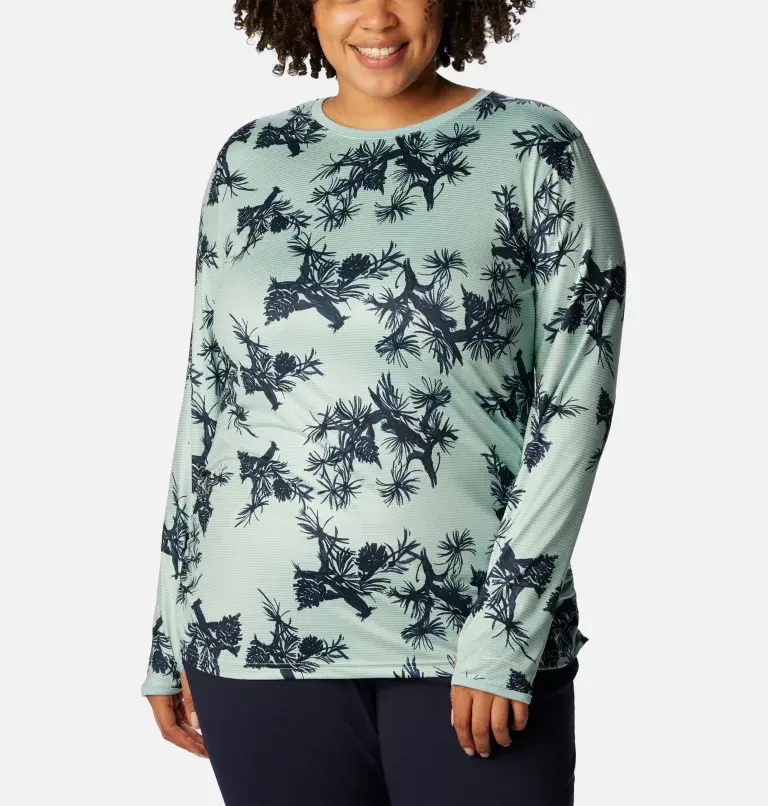 Columbia Women's Leslie Falls™ Long Sleeve Shirt - Plus Size. 1