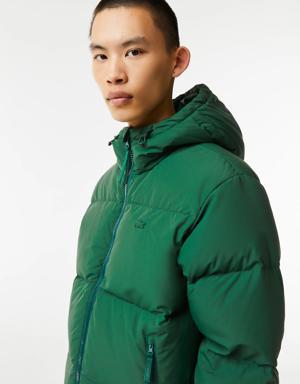 Men's Lacoste Quilted Water-Repellent Short Jacket