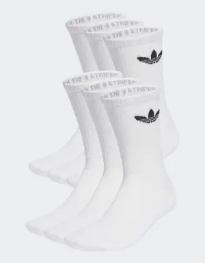 Adidas Trefoil Cushion Crew Socks 6 Pairs