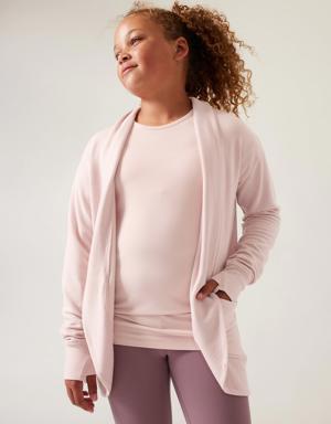 Athleta Girl Wrap 'N Roll Sweatshirt 2.0 pink