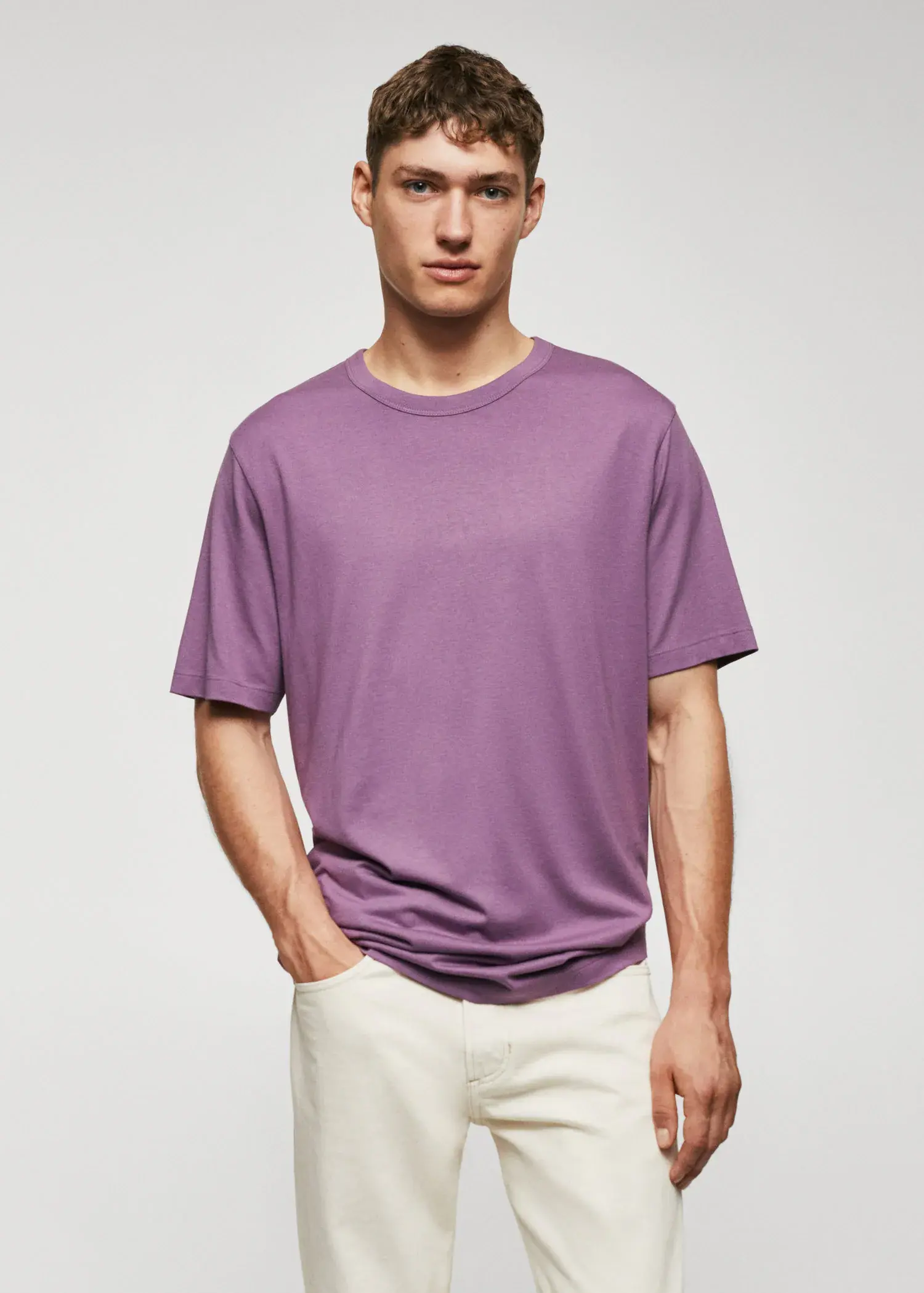 Purple and White Shirt – Minizmo