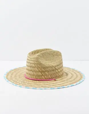 American Eagle San Diego Hat Company Wide Brim Straw Hat. 2