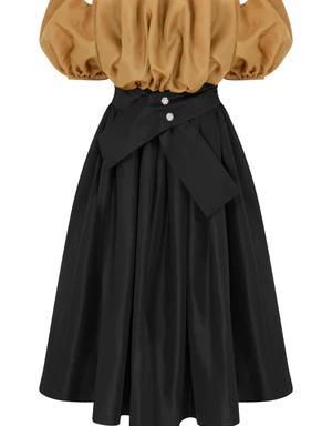 Classic Black Off-Shoulder Dress