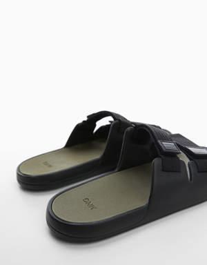 Velcro strap sandal