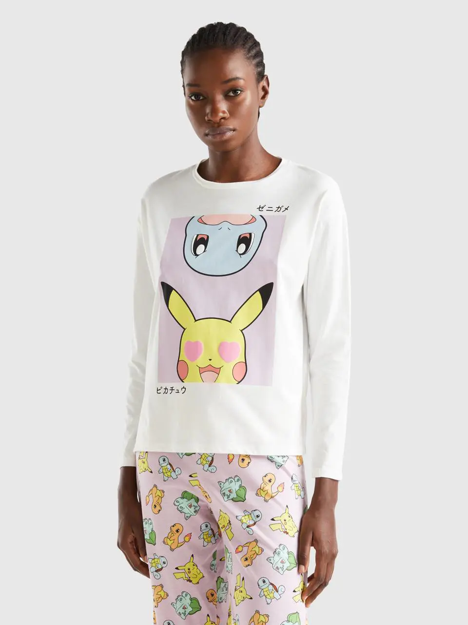 Benetton long fiber cotton pokémon t-shirt. 1