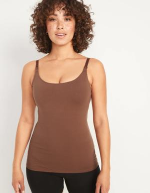 Maternity First-Layer Nursing Cami beige