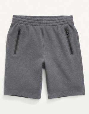 Dynamic Fleece Performance Shorts for Boys (At Knee) gray