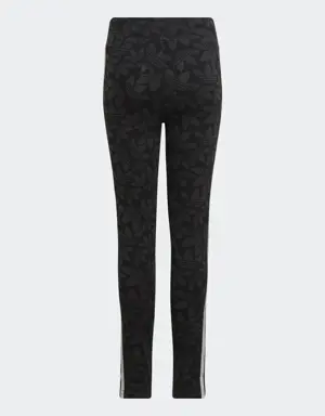 High-Waisted Allover Print Tights