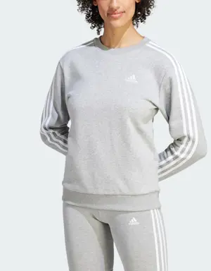 Adidas Essentials 3-Stripes Fleece Sweatshirt