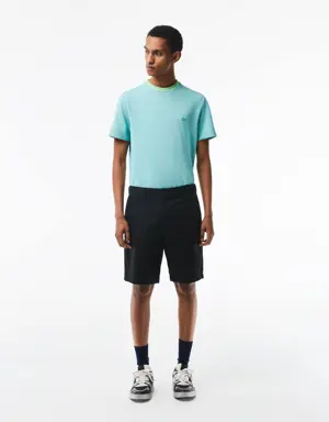 Lacoste Men's Regular Fit Stretch Organic Cotton Bermuda Shorts