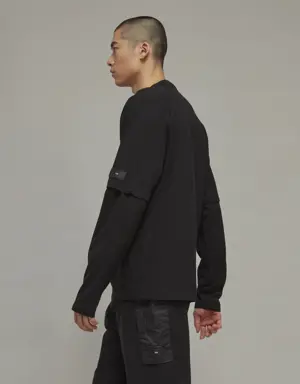 Y-3 Crepe Jersey Long Sleeve Tee