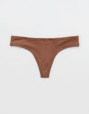 American Eagle Superchill Cotton Thong Underwear. 1