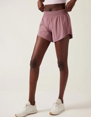 Athleta Hustle 4.5" Short pink
