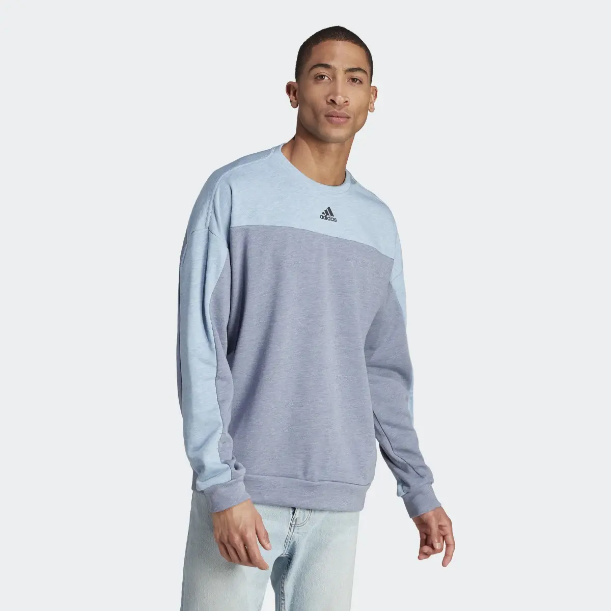 Adidas Mélange Crew Sweatshirt. 2