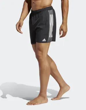 Adidas Short-Length Colorblock 3-Stripes Şort Mayo